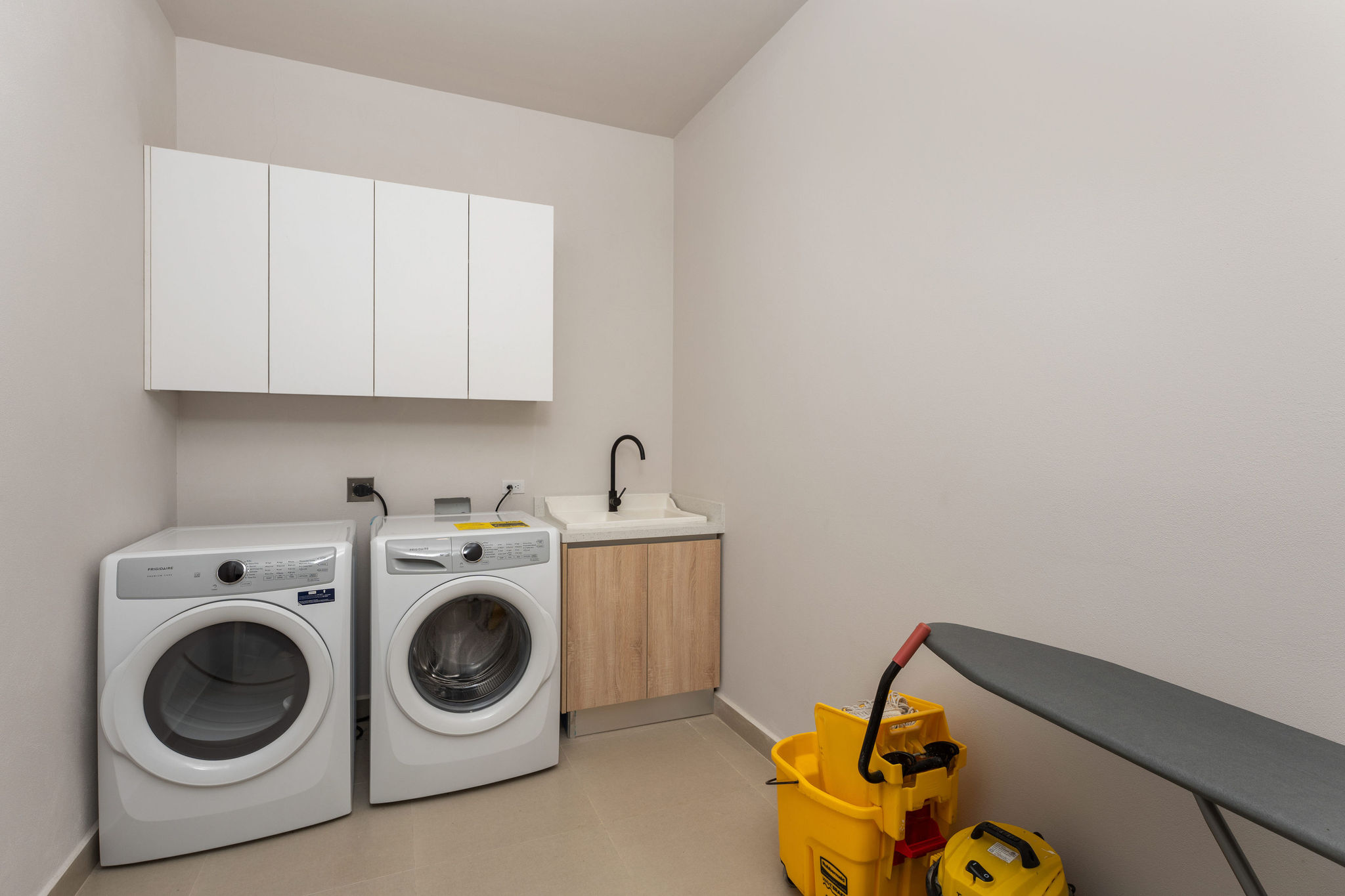 Laundry room with washer and dryer